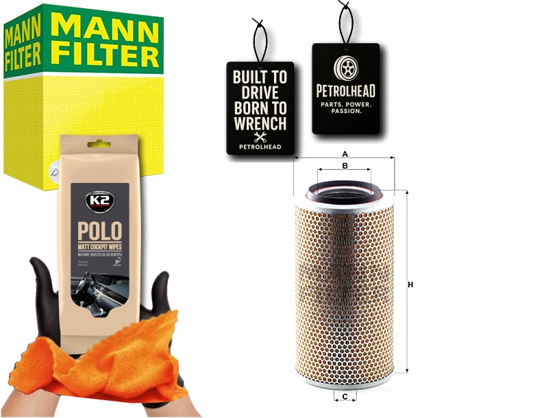 Vzduchový Filtr Daf 95 F 1700 F 1900 F 2100 F 2300 F #Petrolhead Pro+ Kit14