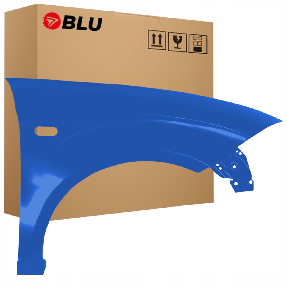 Blu Blatník Seat Toledo III 3 LW5P pravý modrý 04-09 přední AzulApollo