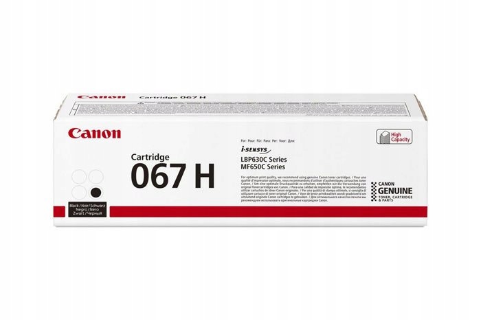 Originálny toner Black Canon i-SENSYS LBP630C, MF650C (CRG067H, Crg-