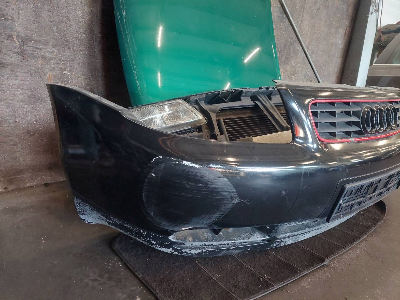 complete front bonnet bumper light fender AUDI A3 8L LZ6L