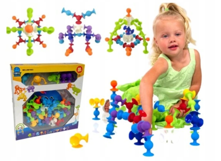 

Gumki Konstrukcyjne Silikonowe Przyssawki 54szt