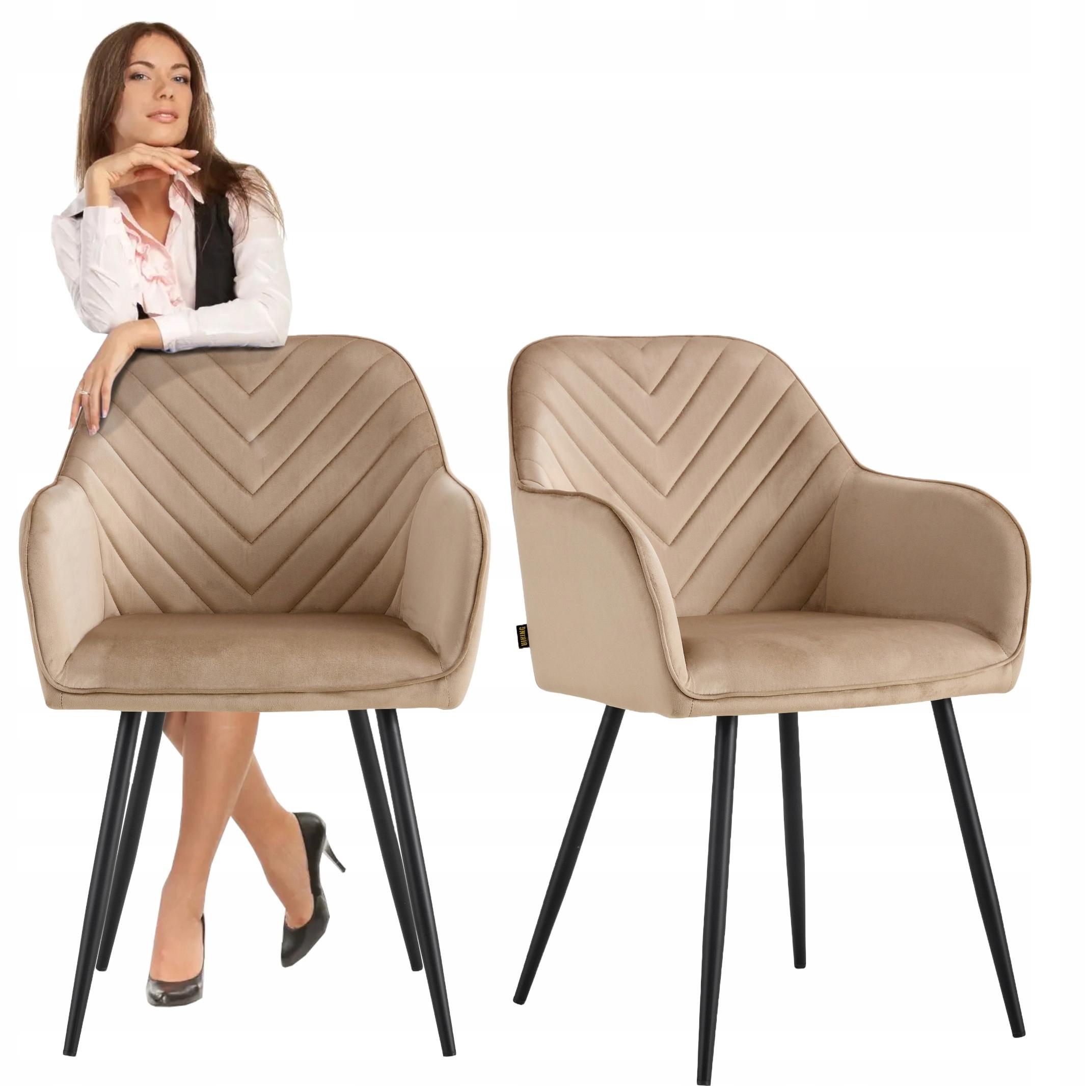 Čalúnené Velúrové Kreslo Viking Tmavo Béžové Do Obývačky A Jedálne