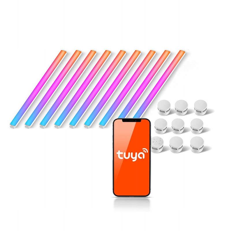 Nástěnná Led modulová lampa Rgb Wifi Tuya 9x27 cm