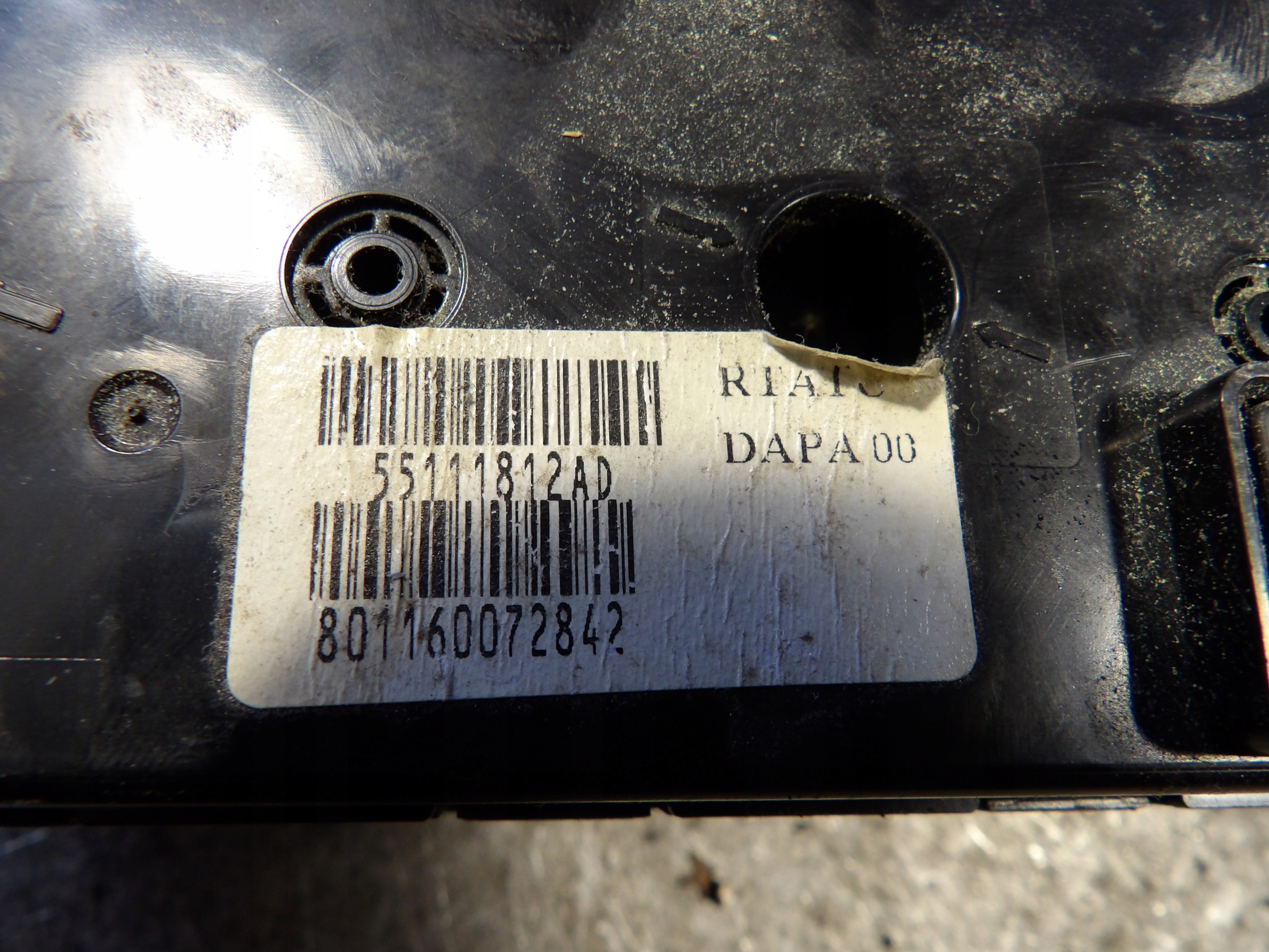 Dodge Journey panel klími, klimatizaci 55111812AD
