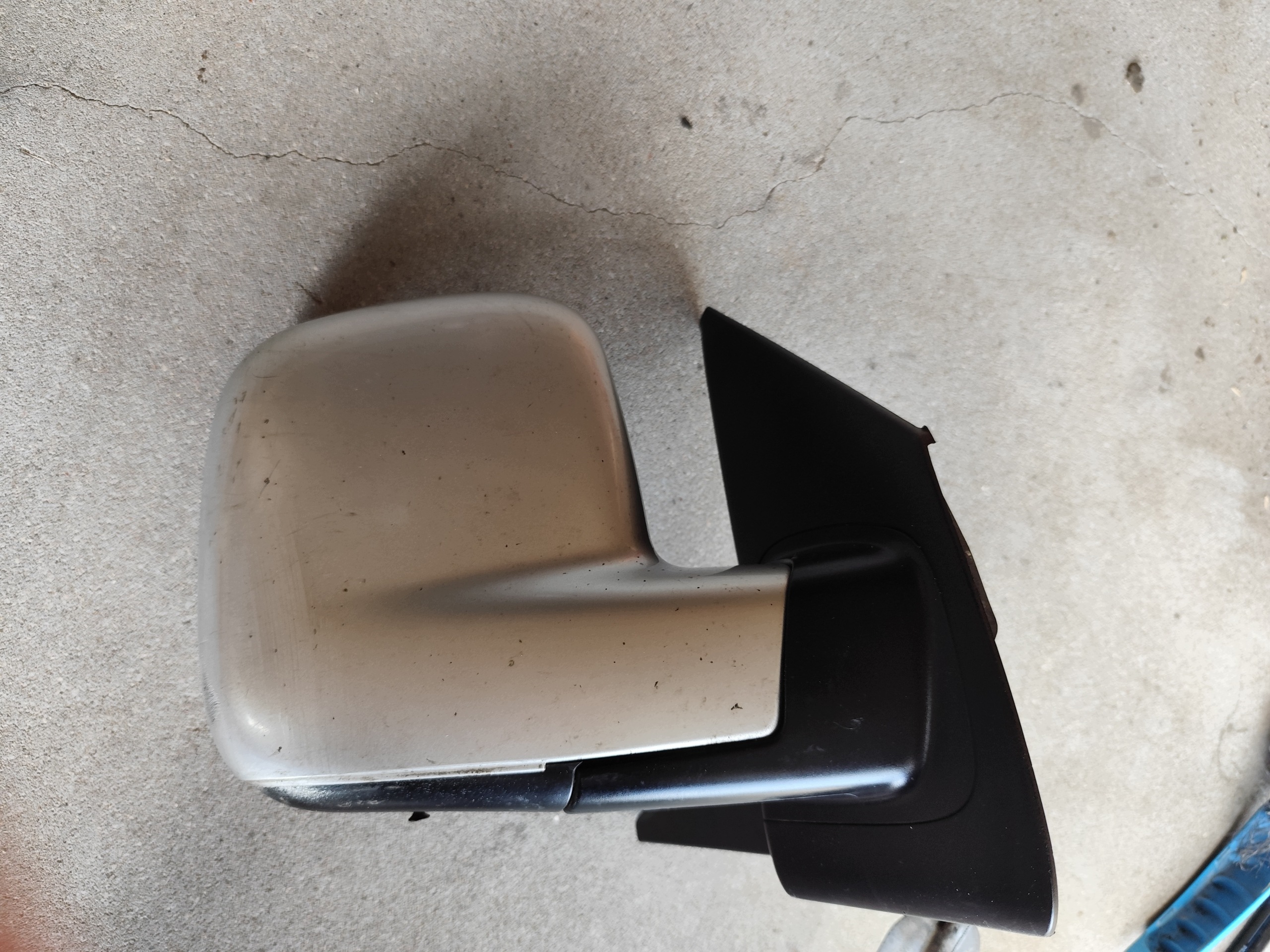 VW T5 mirror right of the passenger/ pasazer 9 PIN silver