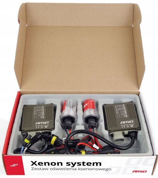 

H7 Zestaw Xenon Hid Slim Markowy Amio Canbus 6000K