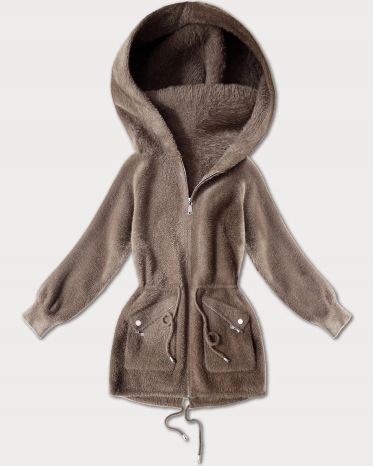 Vlněná Bunda Alpaka W010# Camel Univerzální