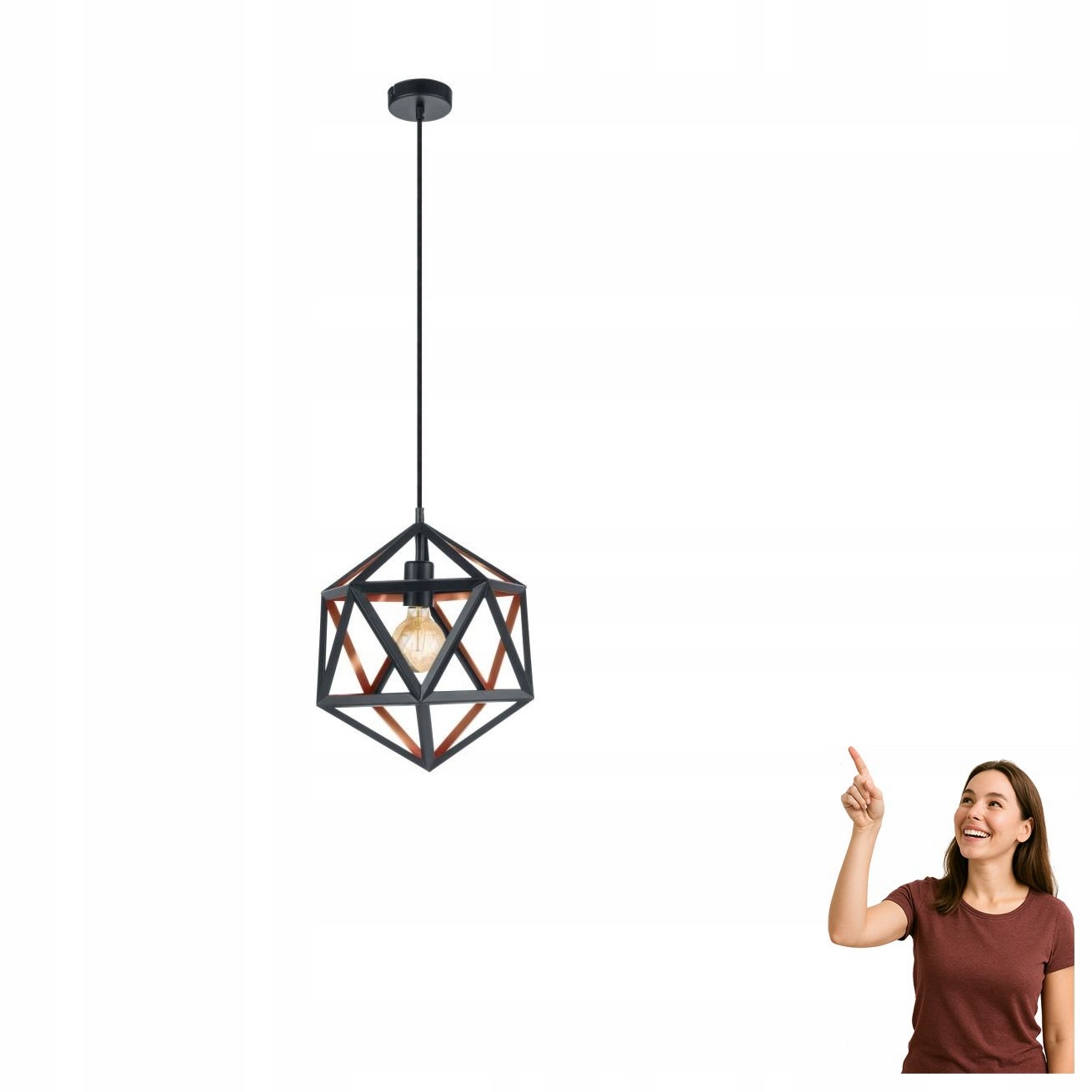 Závěsná lampa Embleton 1 43348 Eglo