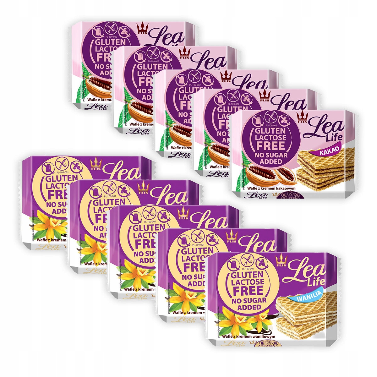 Levně Flis Lea Life Mix 2 příchutí 95 g x 10 kusů