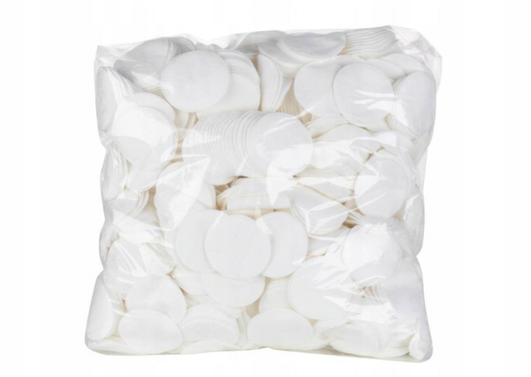 PŁATKI KOSMETYCZNE BAWEŁNIANE HIGIENICZNE WOREK OKRĄGŁE 500 G Stan opakowania oryginalne