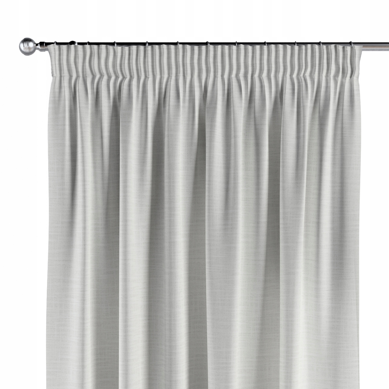 Záves na vlnitej páske 1 ks 140x260 cm biely