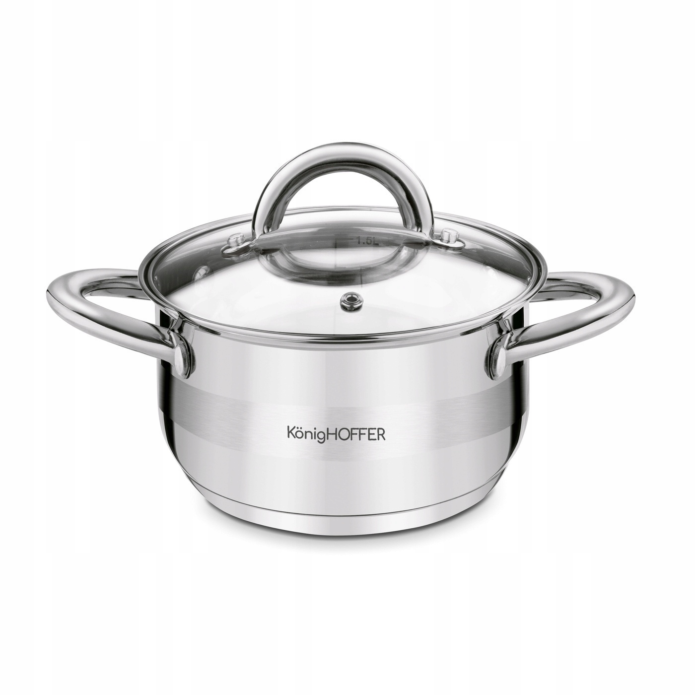 Zestaw GARNKÓW Indukcja STALOWE z POKRYWKAMI Konighoffer Faro 16/18/20/24 Linia Faro