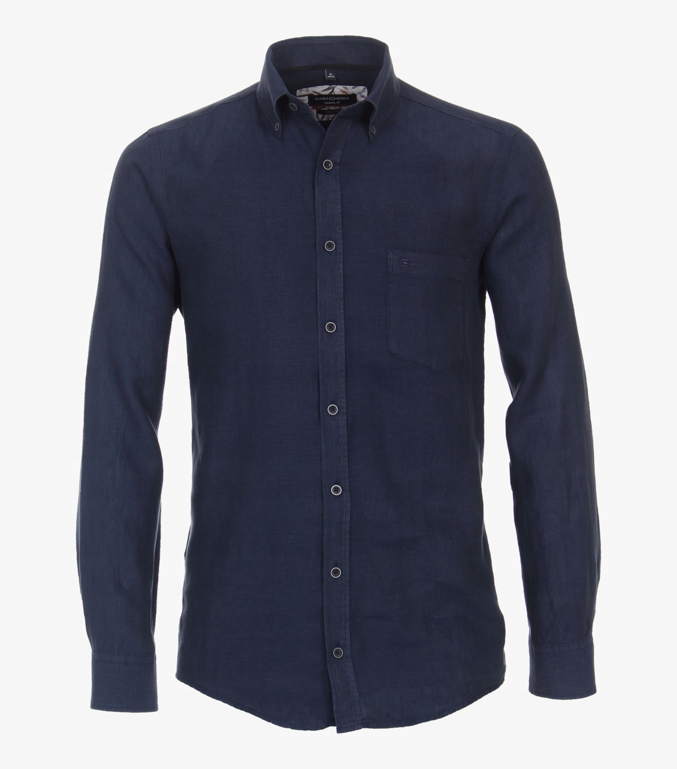 Lněná Košile Casa Moda Velké Velikosti, Modrá, 4XL