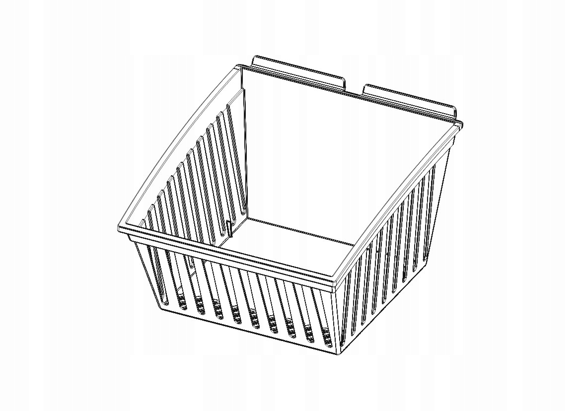 

Pojemnik Na Panel Slatwall Crate Tilt b1