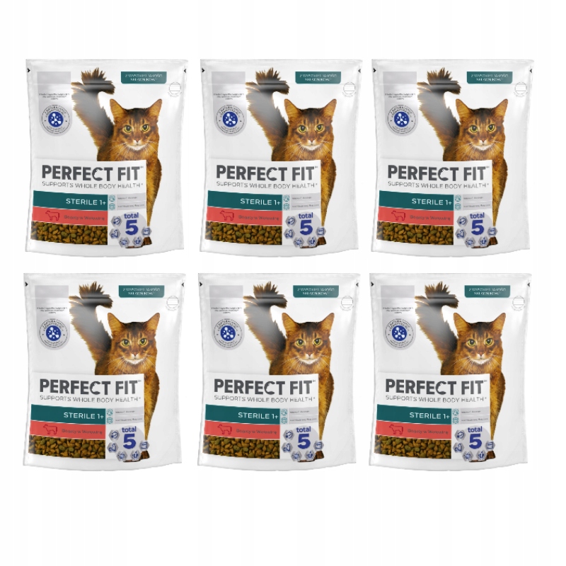Levně Perfect Fit Krmivo pro sterilizované kočky s hovězím masem 6 x 750 g