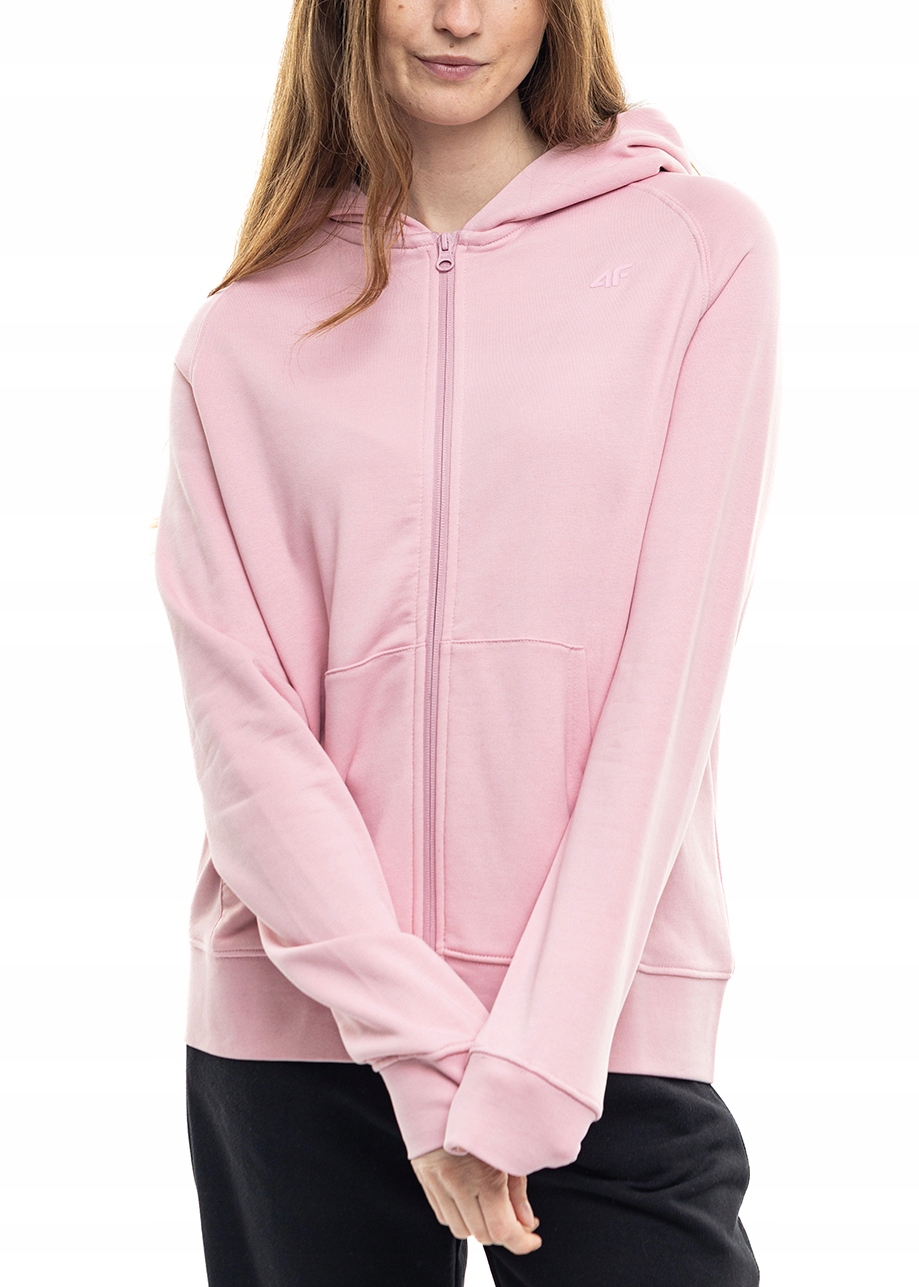 Dámská Mikina souprava 4F s kapucí sportovní bavlněná mikina na zip, velikost S