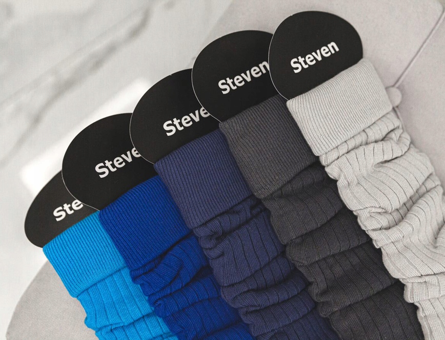 Getry z bawełny, ciepłe ocieplacze, C.SZARY MELANŻ Marka Steven