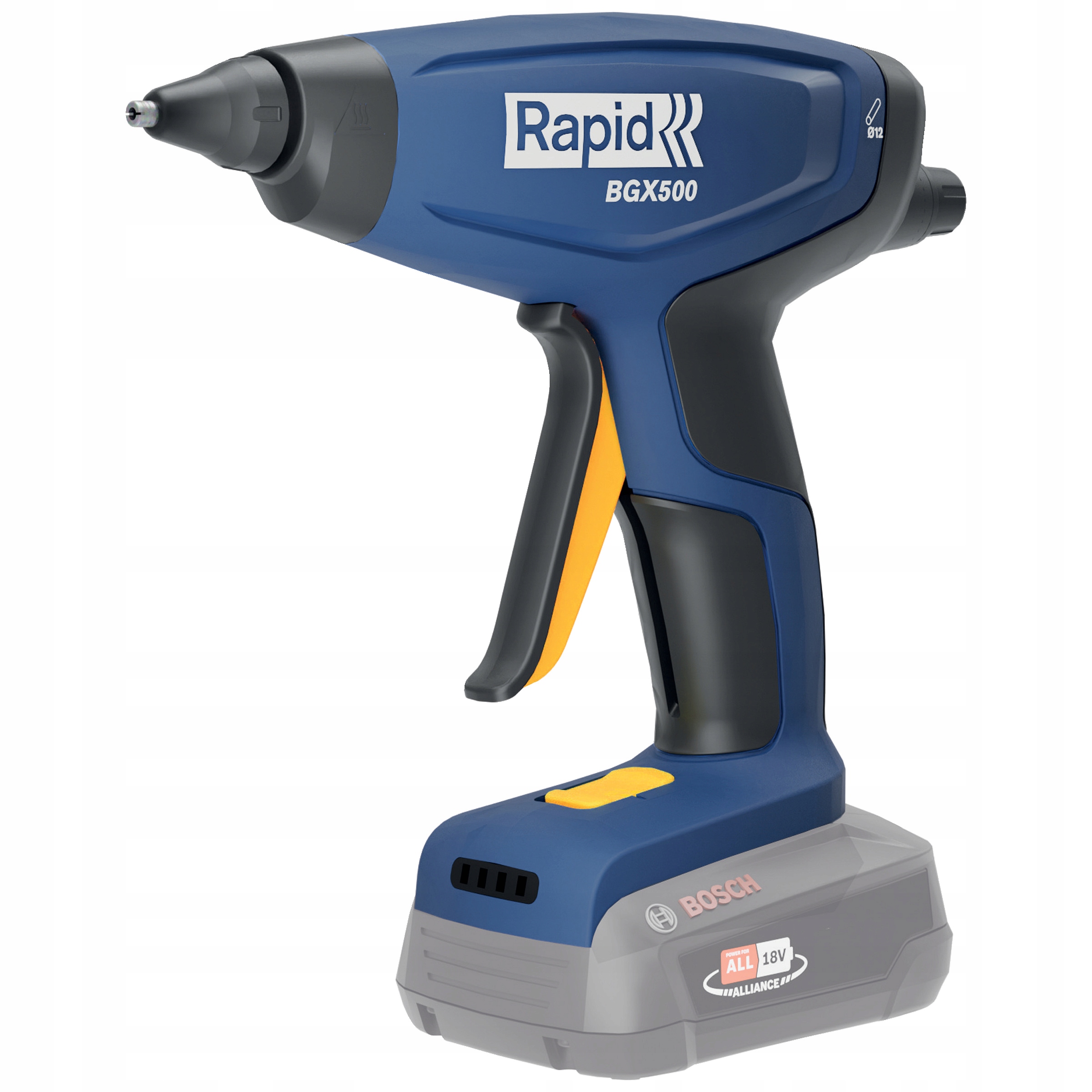 Pistole na lepidlo Rapid BGX500 18 V P4A Akumulátorová