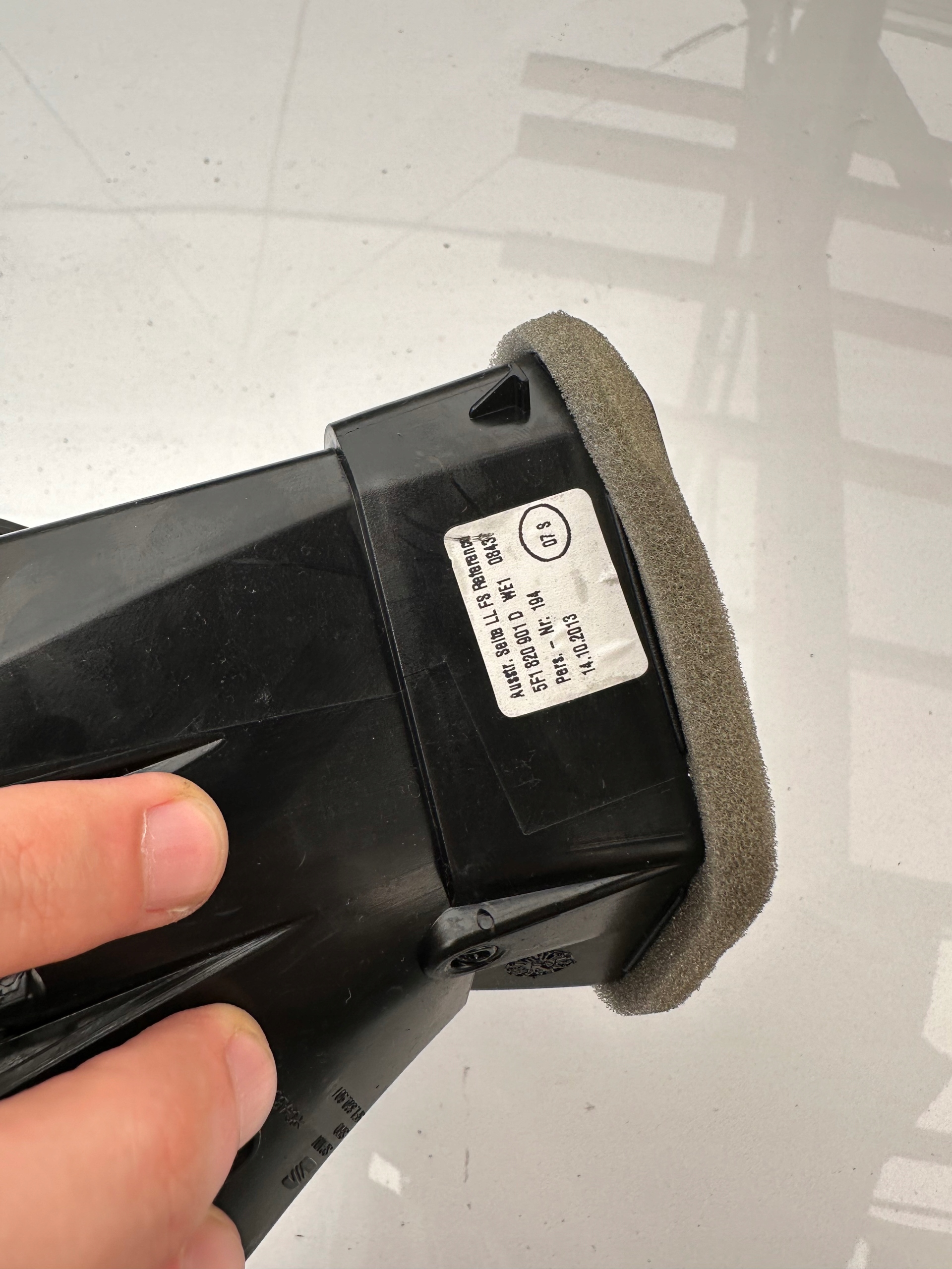 intake grid air conditioning devices KOSNOLI left left SEAT LEON III cover DEKOR 5F1820901D
