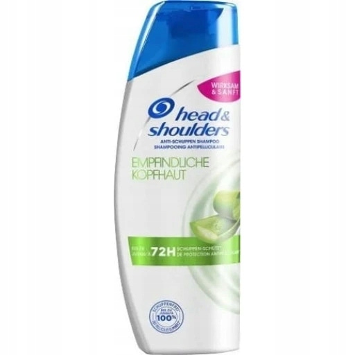 Head & shoulders 300 ml szampon do wrażliwej skóry aloes z Niemiec
