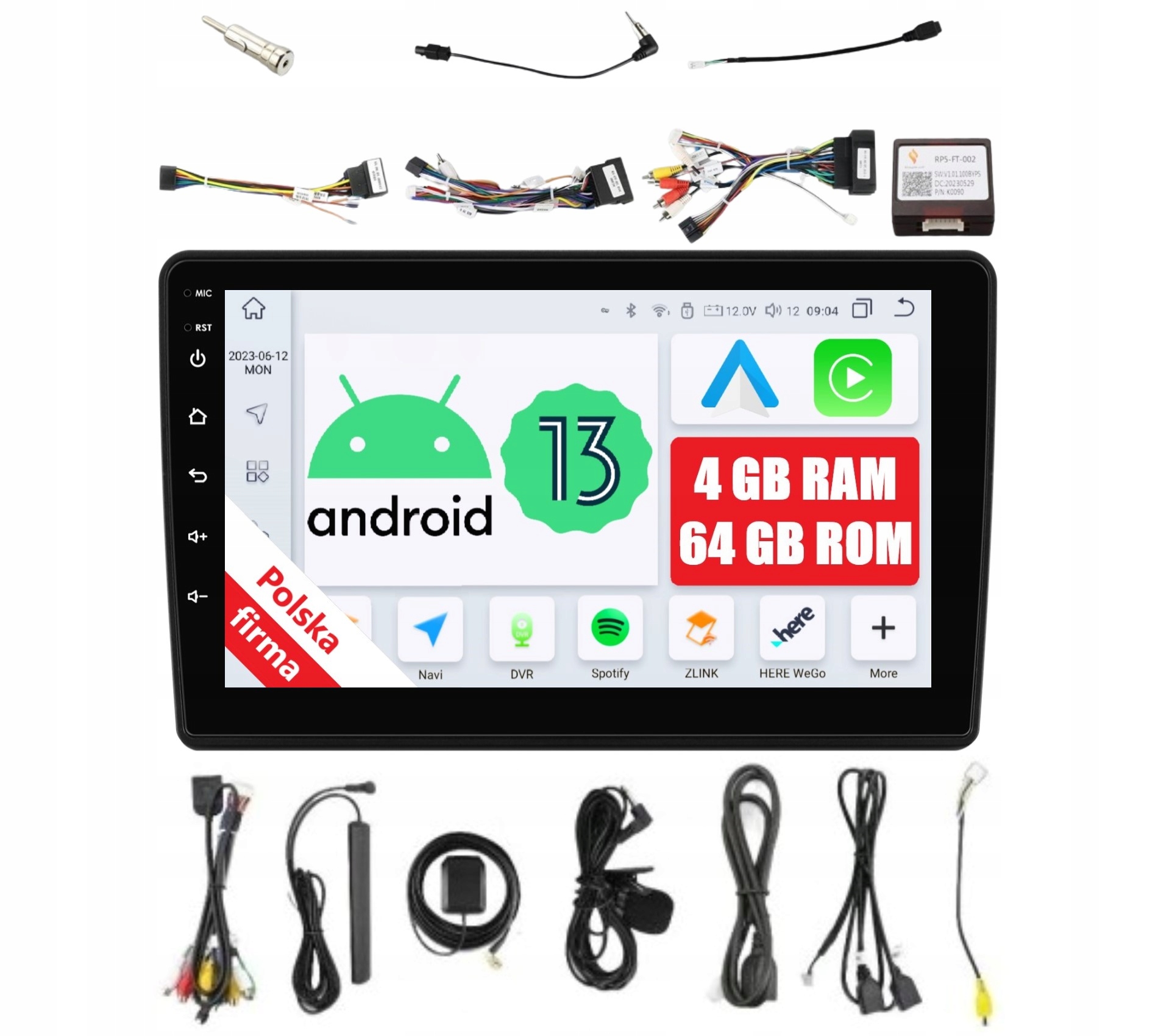 Rádio Android Fiat Ducato III IV Peugeot Boxer II III 4 Gb Carplay Dsp Lte