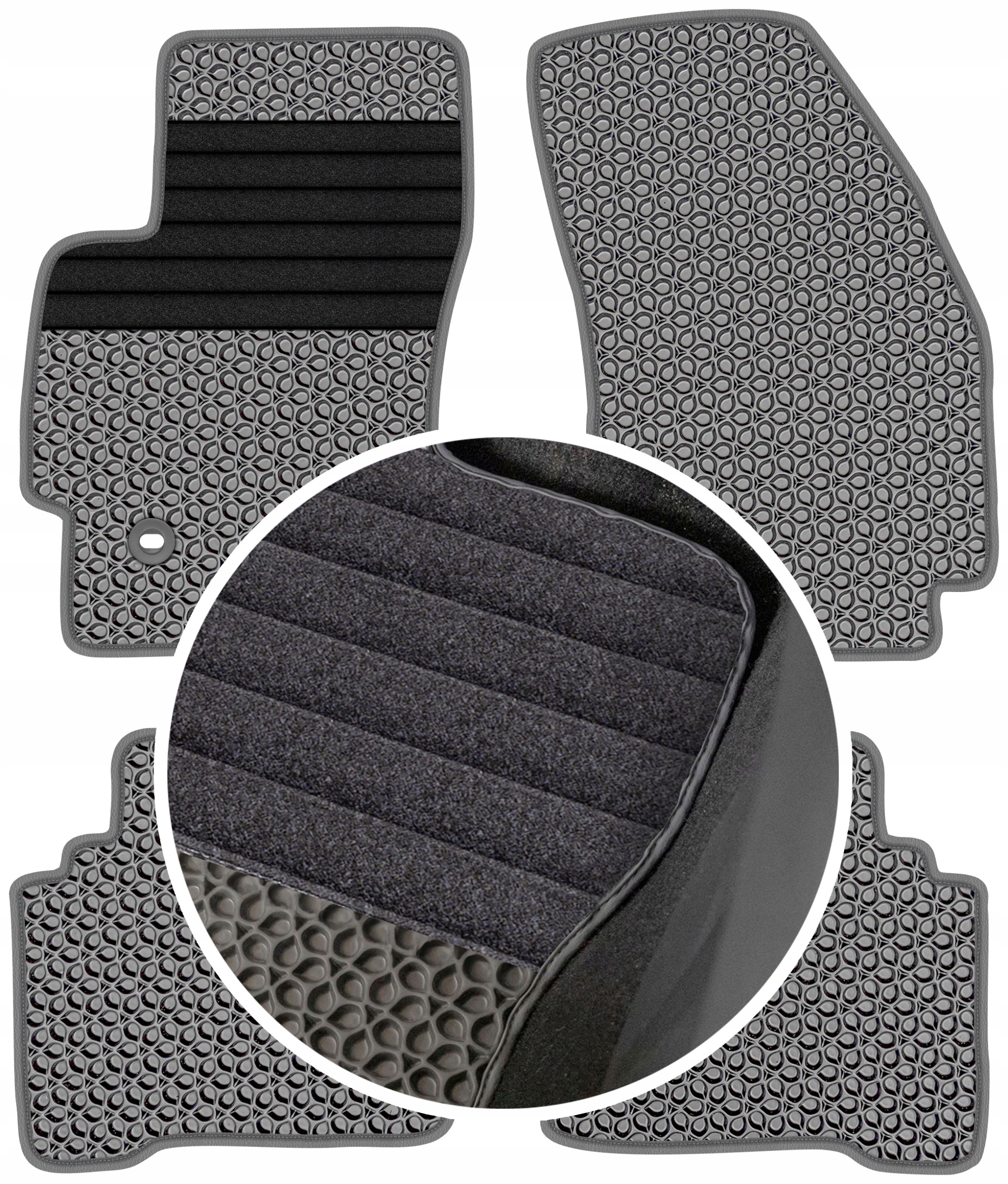 Ford Mondeo III 2000-2007 Gumové autokoberce pro vůz Eva Eternity