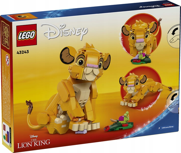 LEGO DISNEY LEGO Disney Król Lew - lwiątko Simba 43243 EAN (GTIN) 5702017602080