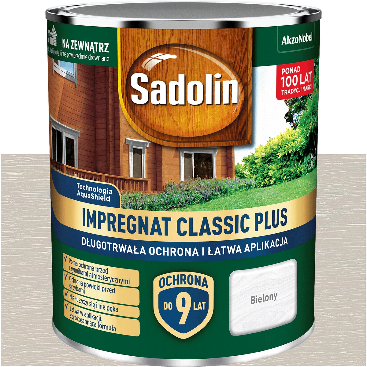 Barva Impregnát na dřevo Sadolin Classic Plus Bělený 9L
