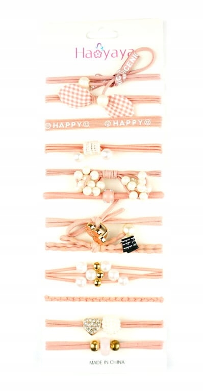 GUMKI DO WŁOSÓW DZIECKA OZDOBY ZESTAW GUMEK GUMKA x 24 SZT Marka bez marki