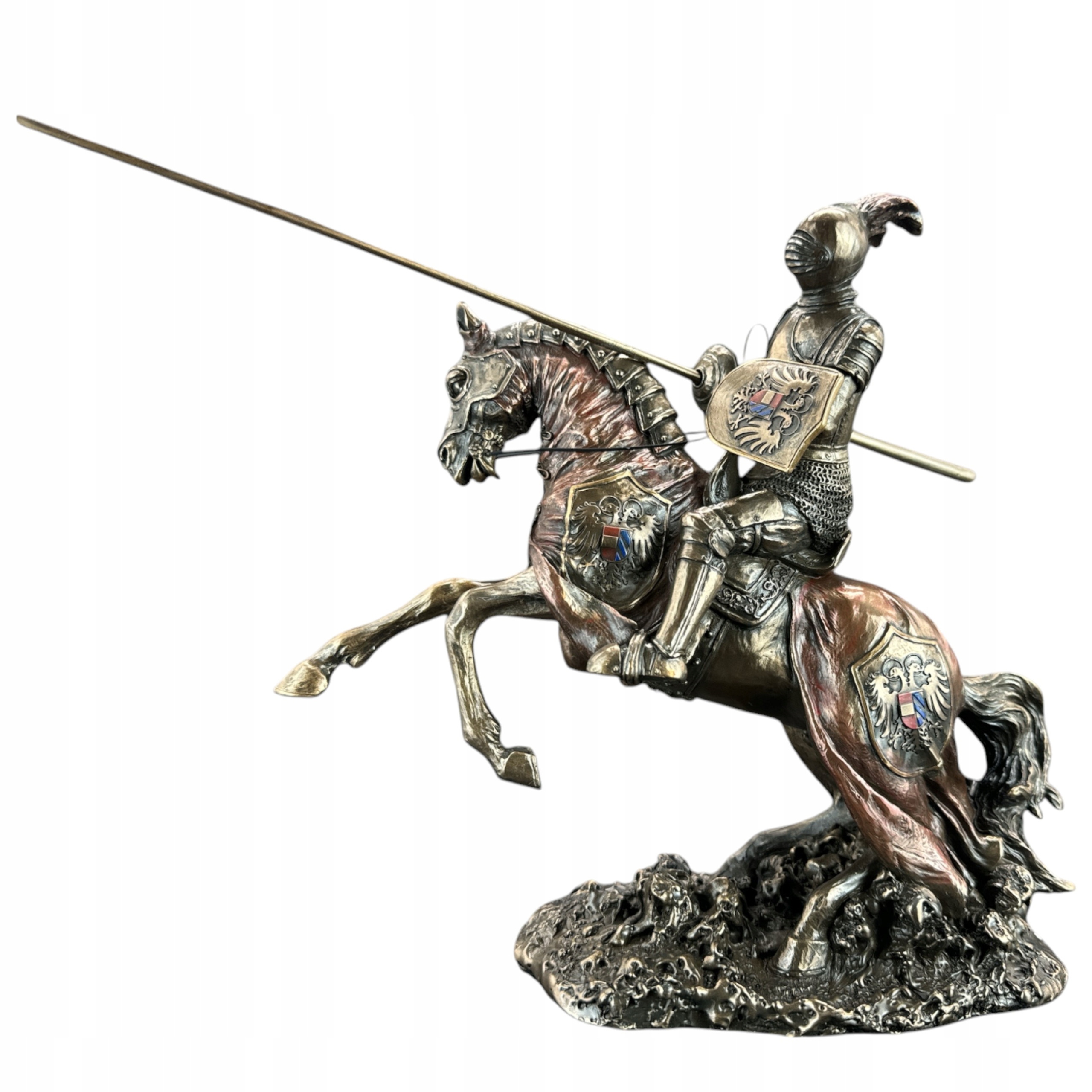 Socha, figurka Rytier na koni s kópiou Veronese WU76395A4 darček