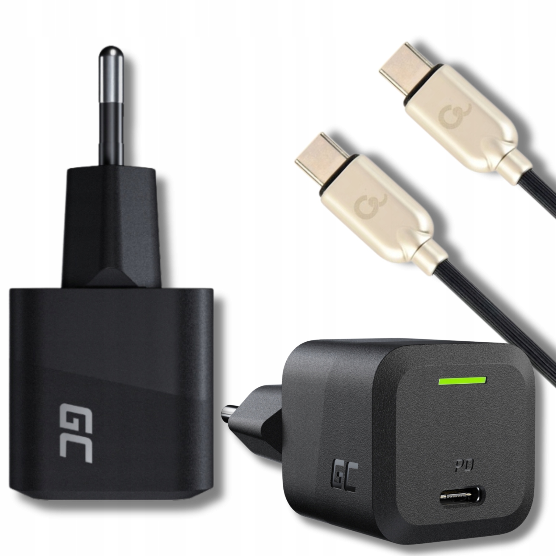 Ładowarka Sieciowa Usb-c 33W Szybkie Ładowanie Kabel Usb-c 2M