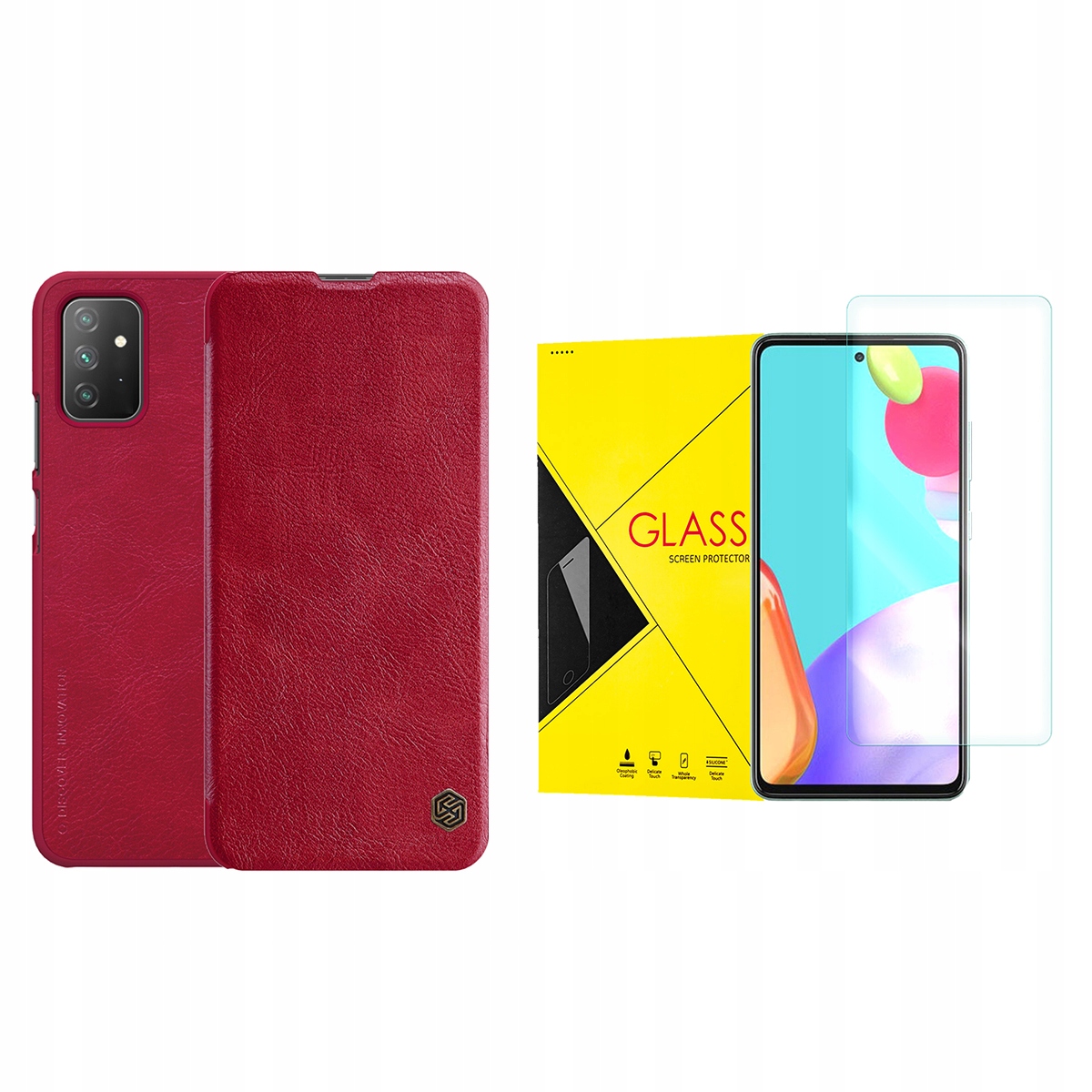

Nillkin Qin Etui Case Do Galaxy A72/A72 5G + Szkło