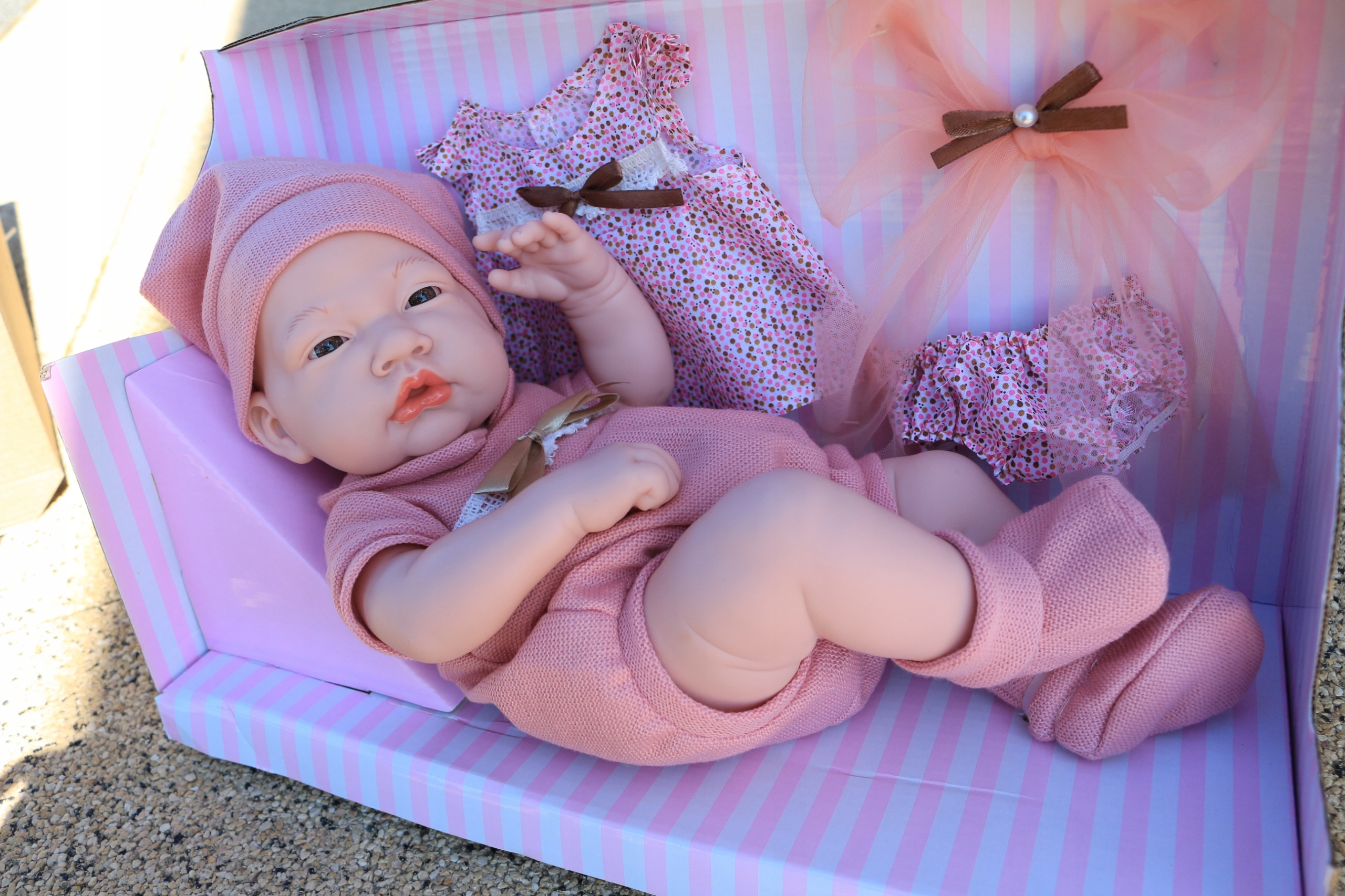 DUŻY BOBAS niemowlak 40cm, laleczka, baby, ubranka Marka Adar