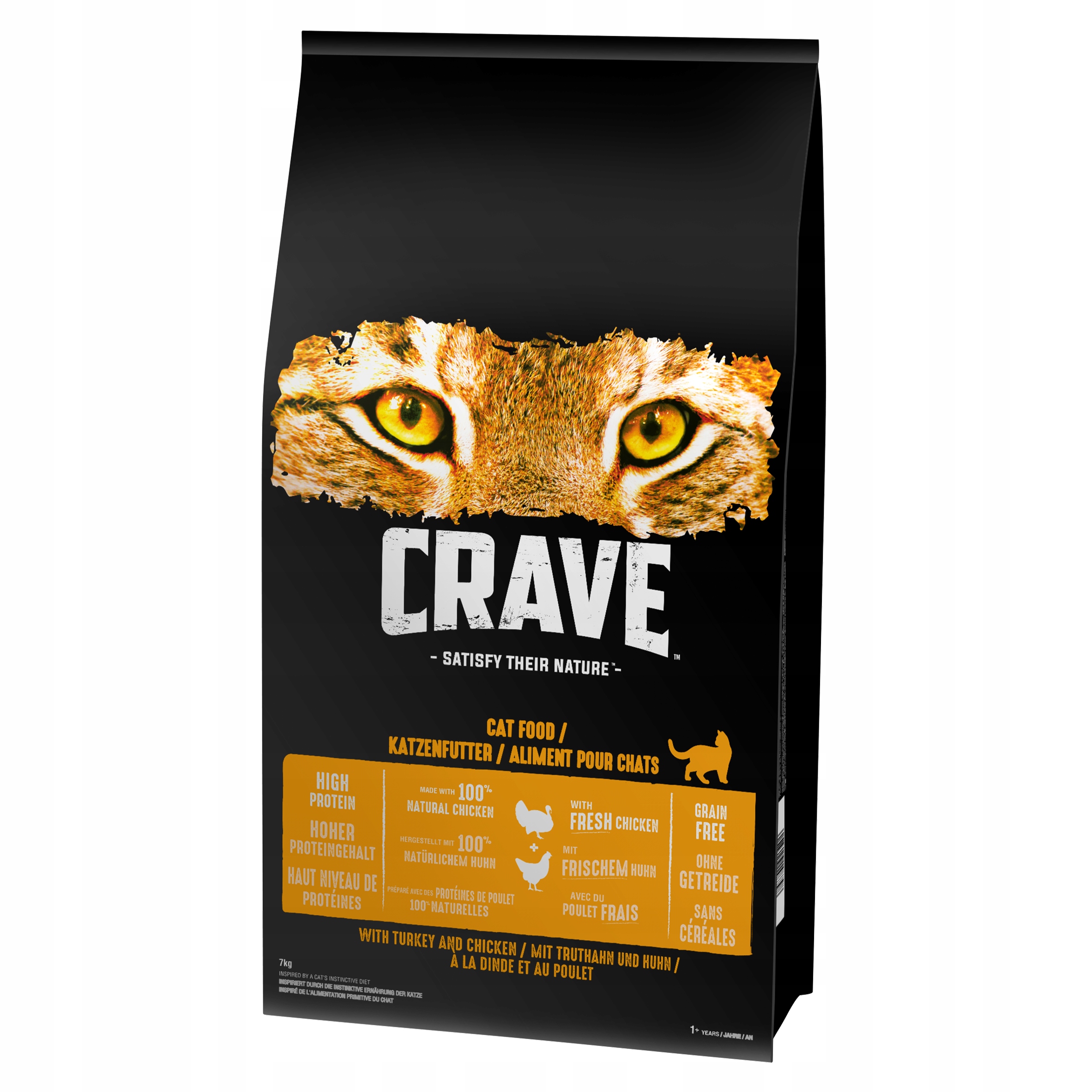 Crave s krůtím a kuřecím masem 7 kg