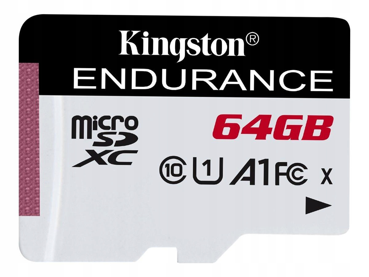 Kingston SDCE/64GB Kingston 64GB microSDXC Endurance 95R/30W C10 A1 Uhs-i