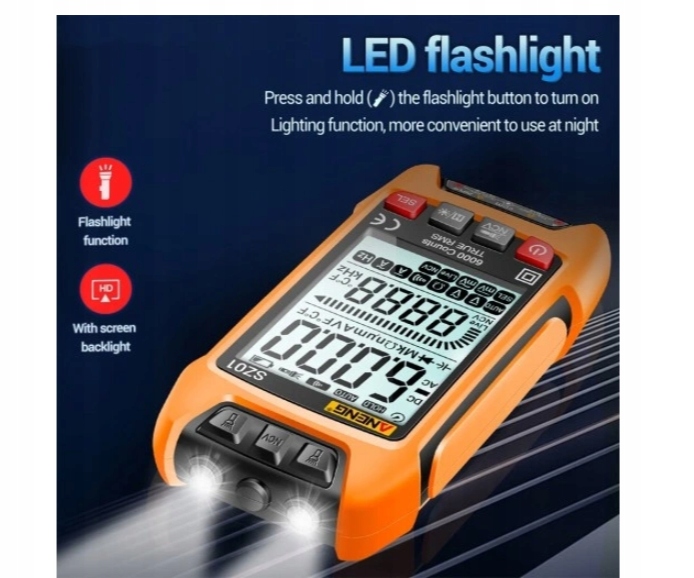 Praktyczne Uniwersalny Multimetr Tester Omów metr EAN (GTIN) 3452513148859