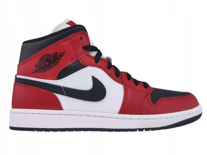 Nike Air Jordan 1 Mid 554724-069 Černé boty velikosti 45.5