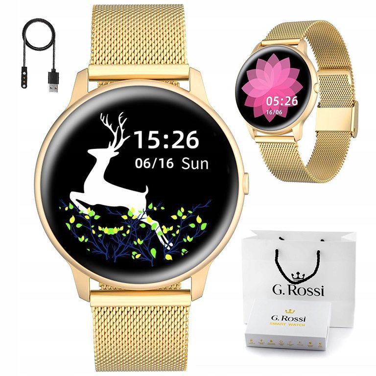 Smartwatch Unisex G. Rossi SW015-5 gold (sg010e)