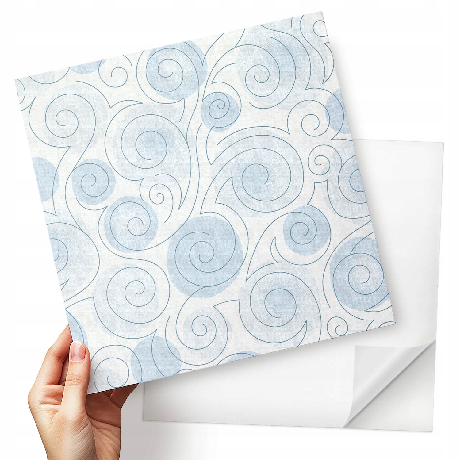 Dekorativní vinylové dlaždice Podlahové tvary spirály a vln 9x30x30 cm