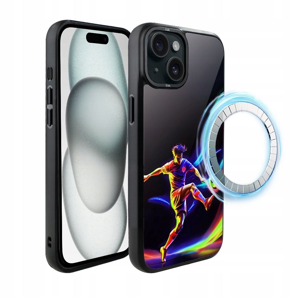 Pouzdro pro iPhone 15 Plus Ibizu DropGuard Matt s MagSafe v rytmu míče