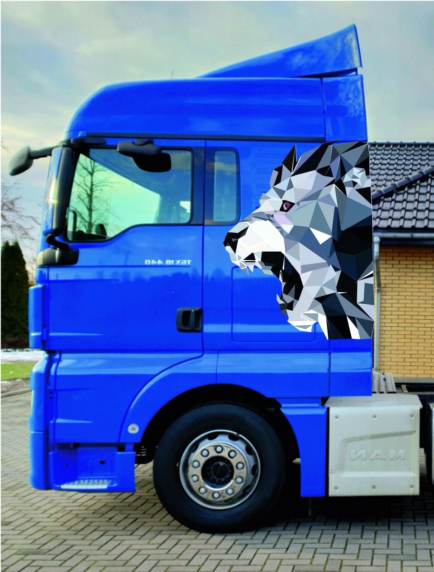 NAKLEJKI MAN TGX TGA GLOWY LWA