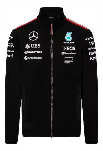 MERCEDES-BENZ AMG F1 bluza softshell kurtka XS unisex czarna OE