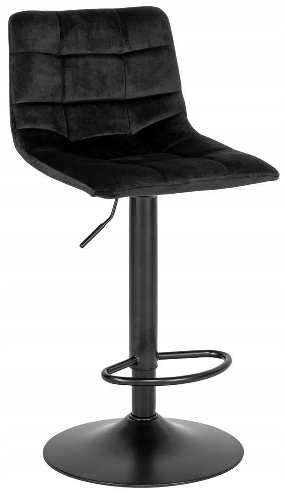 Barová Židle Kirme černý velvet