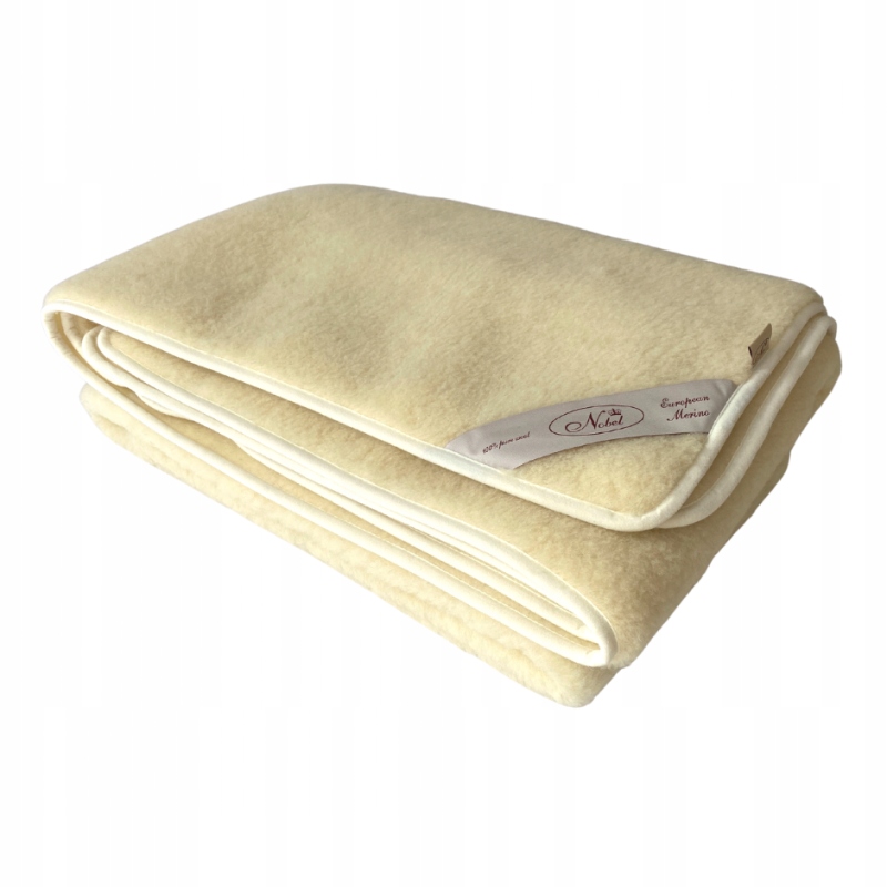 Vlněná deka merino 220x200 Ecru přírodní Rehabilitační výrobky