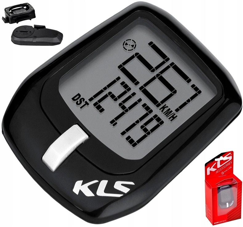 Cyklopočítač bezdrátový Kellys Direct Wl black-white