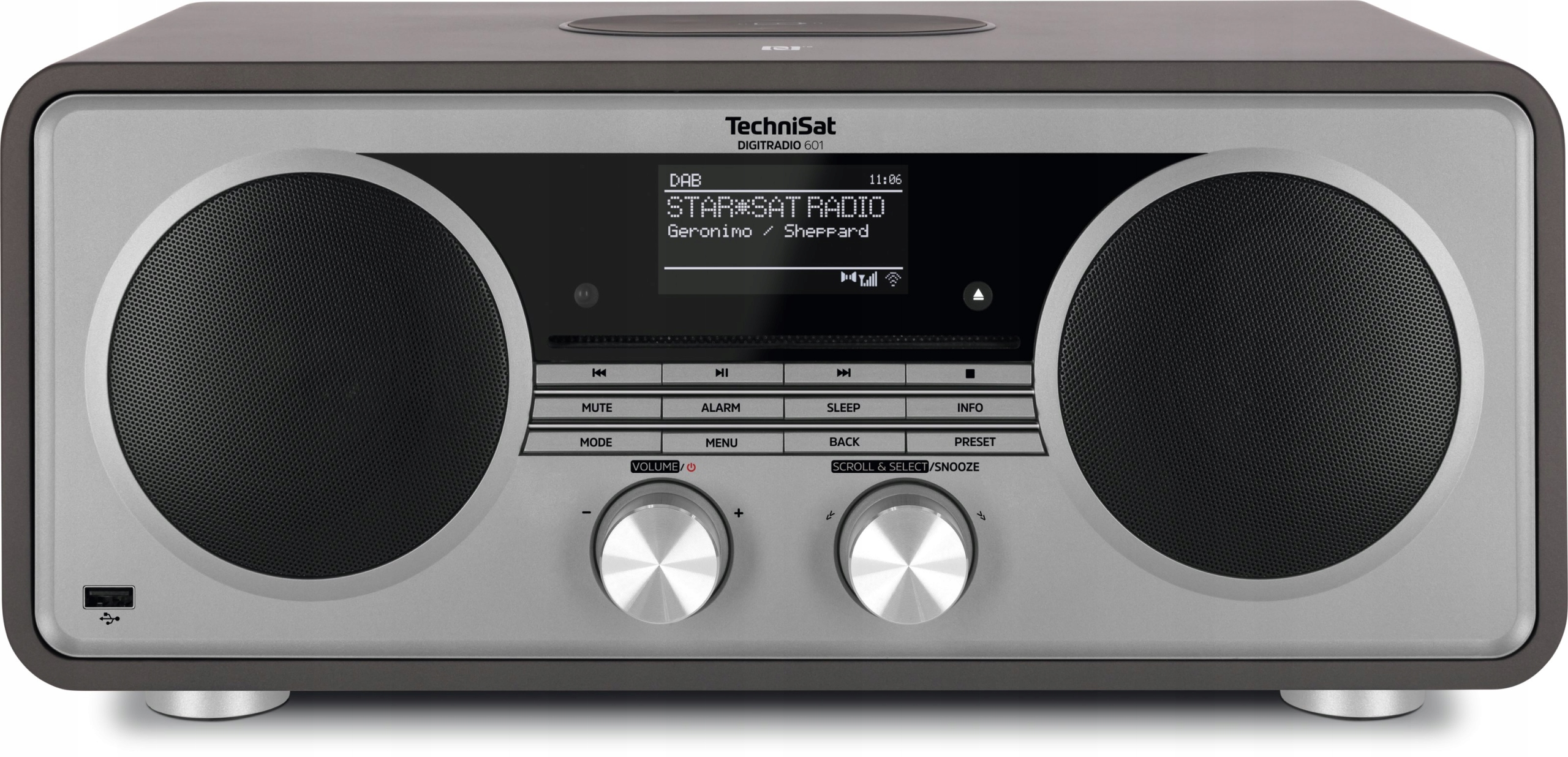 Интернет-радио DigitRadio 601 DAB FM CD USB BT связь Bluetooth Wi-Fi