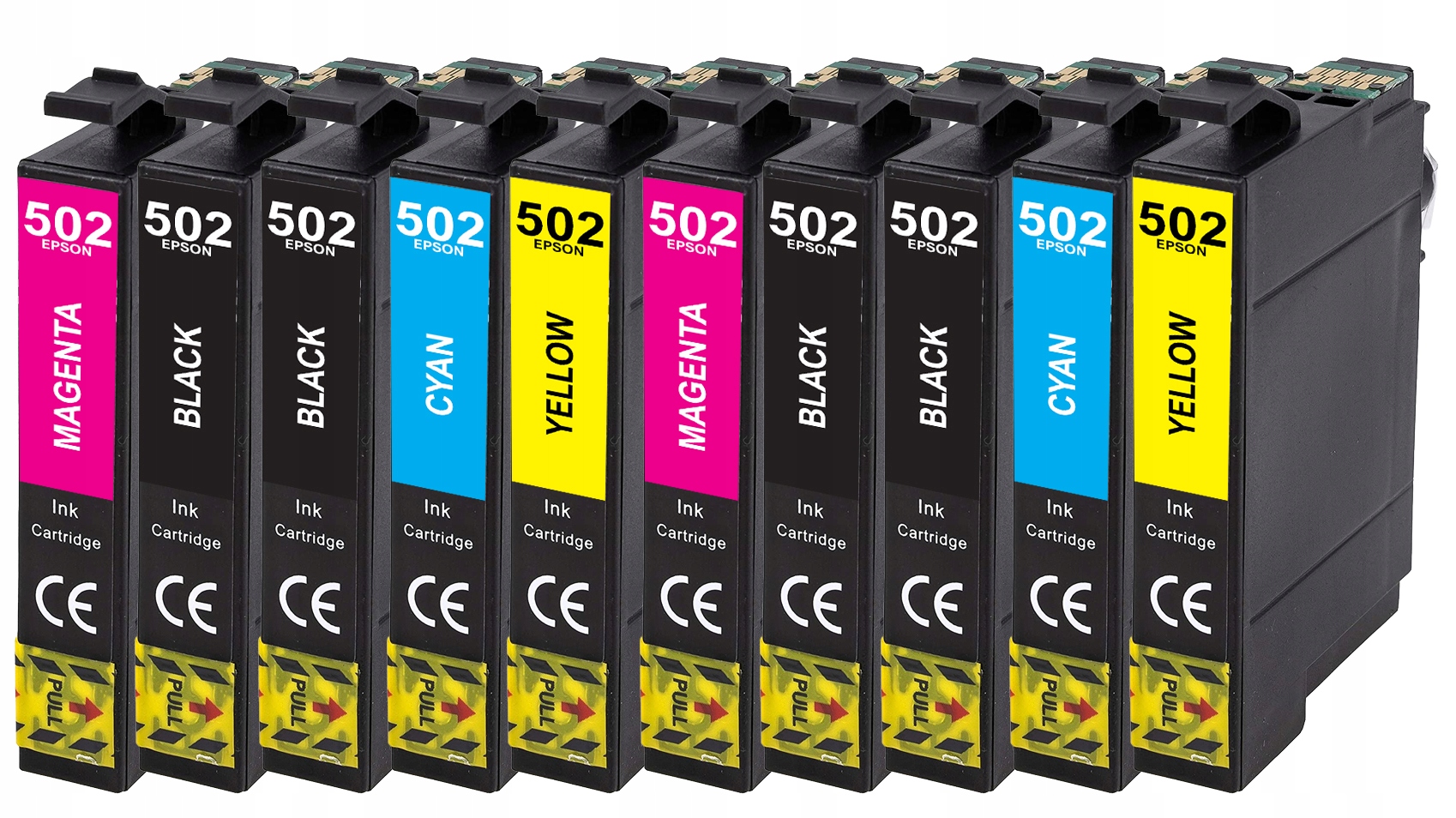 

10X Tusze do Epson 502 XL XP-5100 WF-2800 WF-2860