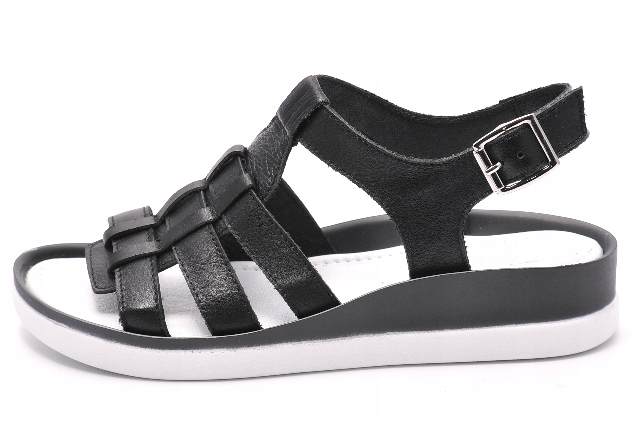 Sandały Nessi 23451 Czarny 12 Rozmiar 37 Marka Nessi