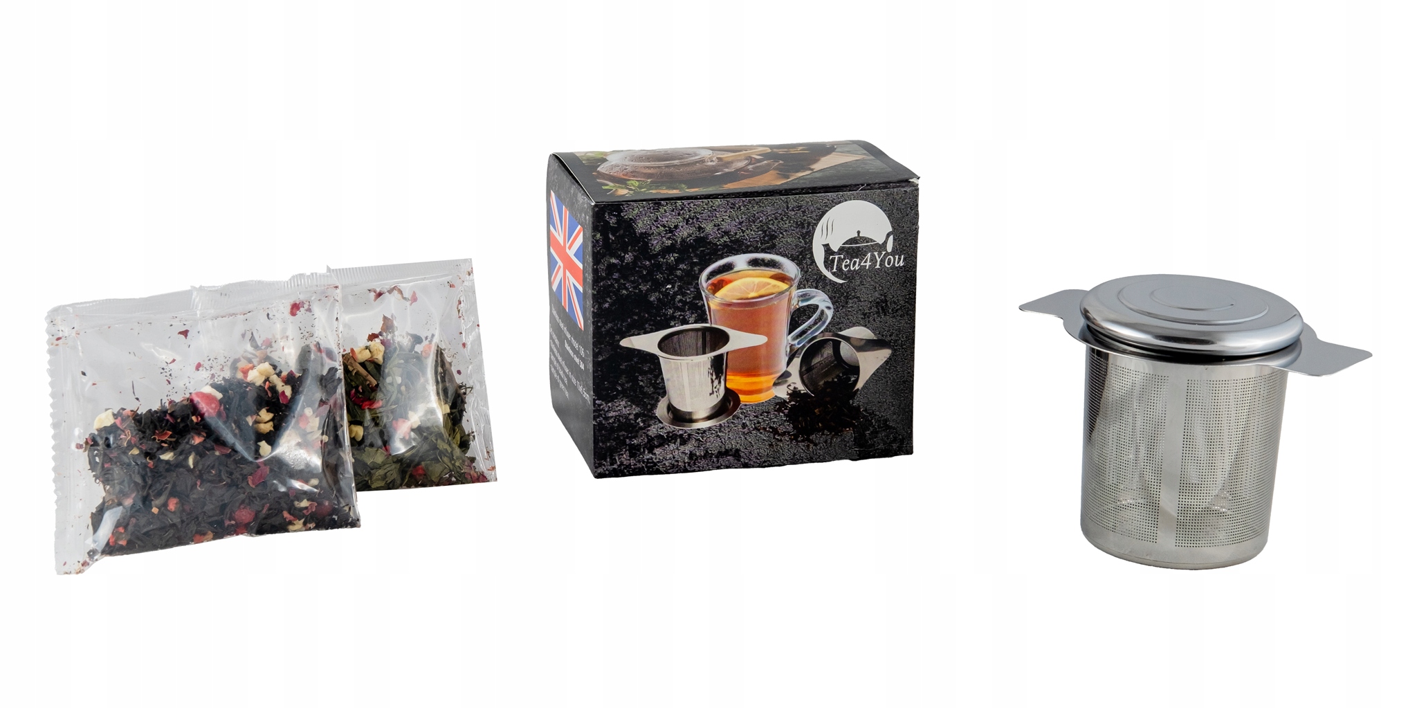 Zaparzacz do herbaty duży stal sitko