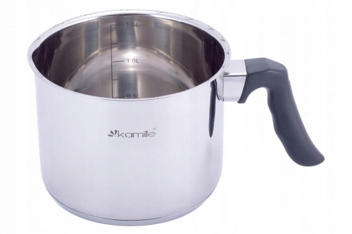 

Garnek Rondel do gotowania mleka indukcja gaz 1,5L